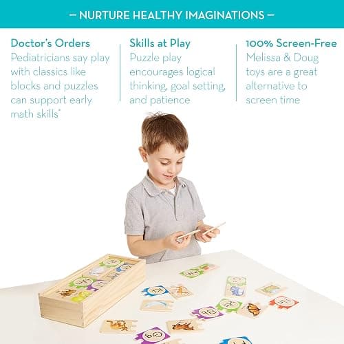 Melissa & Doug Self-Correcting Alphabet Wooden Puzzles with Storage Box (52 pcs) ABC Puzzles, Wooden Alphabet Puzzle for Kids Ages 4+ thumbnail 4