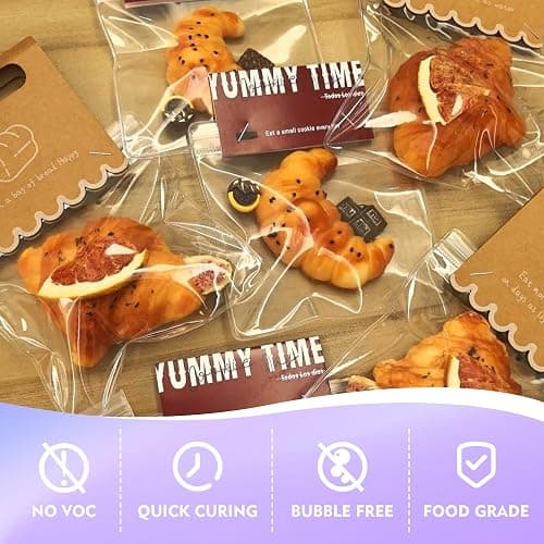 POURLA Taba Squishy Kit, Liquid Silicone Gel for Making Super Soft Squishy Kit for DIY Squishies, 1:1 AB Ratio Resin Silicone for Molding Hamsters, Cat Paws, Decompression Squishies thumbnail 6