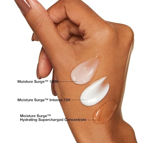 Clinique Moisture Surge 100H Auto-Replenishing Hydrator Oil Free Face Moisturizer | With Hyaluronic Acid, Aloe Bioferment and Vitamins C + E | For All Skin Types | Hydrating + Moisturizing thumbnail 7