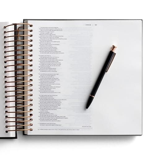 Illustrating Bible NIV - Spiral Bound Bible Journal, Dark Gray J3482 (8 Point Font) thumbnail 5