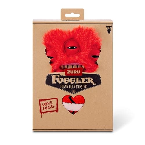 Fuggler Love Fugg by ZURU Funny Ugly Monster, Plush, Collectible, Toy (Love Fugg - Refresh-RED) thumbnail 3