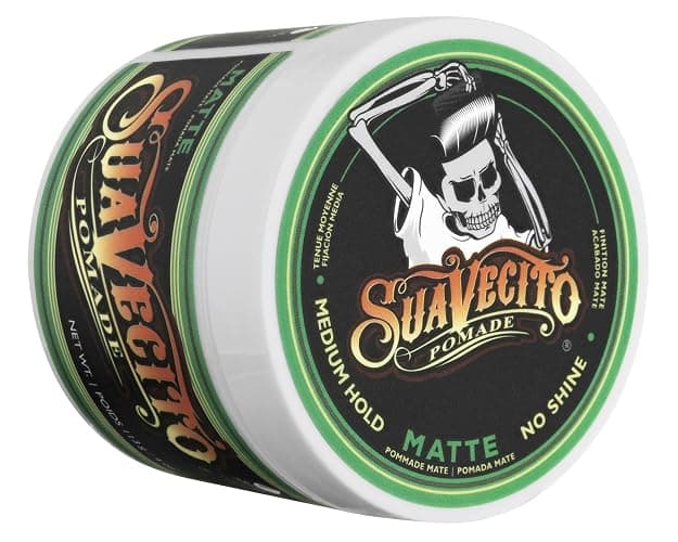Suavecito Pomade Matte (No Shine) Formula 4 oz, 1 Pack - Medium Hold Hair Pomade For Men - Matte Hair Paste For Natural Texture Hairstyles thumbnail 2
