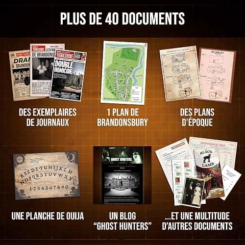 Dossiers Criminels - Les Fantômes de Brandonsbury : Découvrez Les Secrets Obscurs d'un Hôtel Maudit - Jeu de Societe Escape Game - Jeu d’Enquête Immersif et Collaboratif - 1-6 Joueurs thumbnail 6