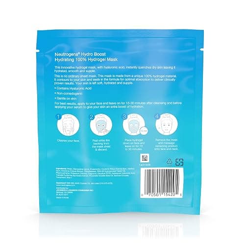 Neutrogena Hydro Boost Hydrating Hydrogel Mask, 1 Single Use Mask thumbnail 4