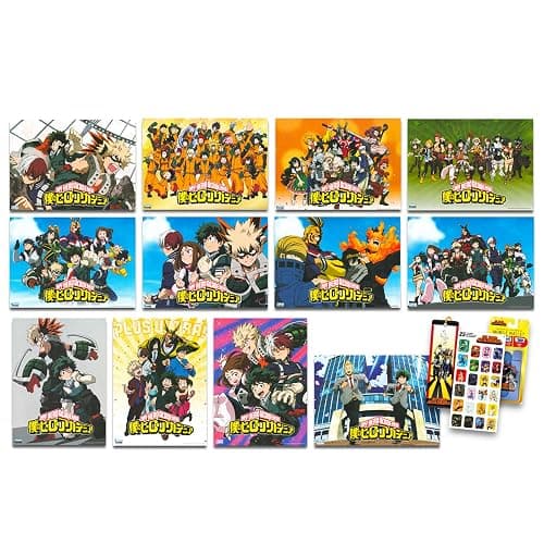 My Hero Academia Poster Set - Room Decor Bundle with 12 Anime Wall Art Posters 8" x 11" Plus More | Wall Poster Pack for Kids, Teens, Adults - Image 1