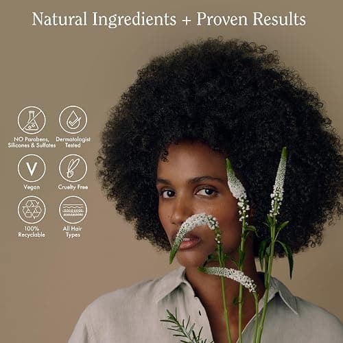 Rizos Curls Hair Lengthening Treatment Serum, Fortifies At Root for Healthy Scalp Microbiome Promoting Length, Supportes Longer Stronger Hair, 4.2 oz thumbnail 8
