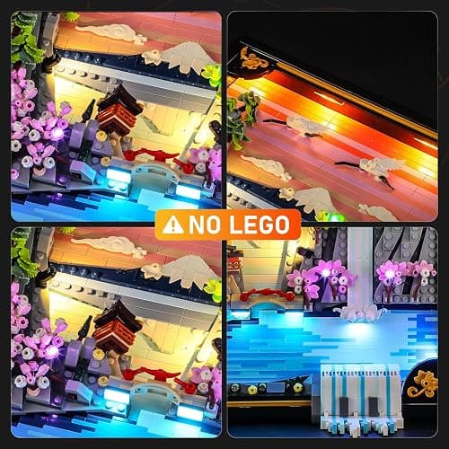 LIGHTAILING Led Light for Lego-31218 Japanese Cherry-Blossom-Landscape - Easy Install, Hidden Wiring, Home Decor & Gift-Ready (Model Not Included) thumbnail 5