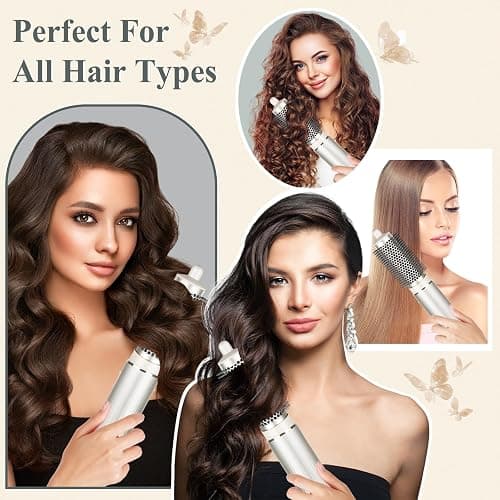 AFDD Round Brush Attachment for Shark FlexStyle Accessories, Normal Round Volumizing Brush Hair Styling Tool for Straight, Wavy, Curly, and Coily Hair thumbnail 6