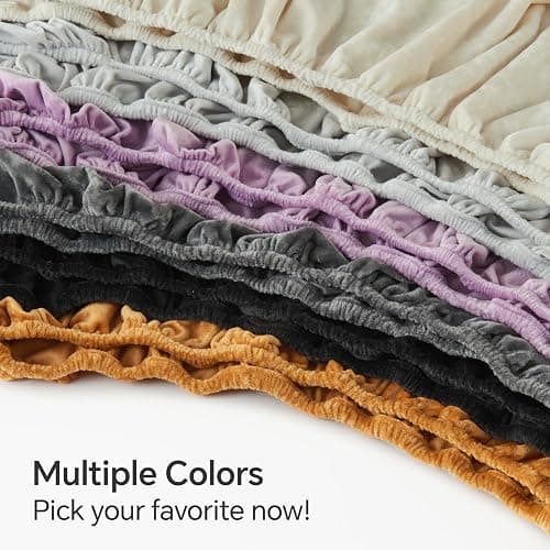 BEDELITE Velvet Fitted Sheet and Pillowcases Set, Luxury Soft Fuzzy Bottom Sheet with Reinforced Elastic Corner Straps, Deep Pocket up to 15 Inch, 1 Fitted Sheet and 2 Pillowcases (Full, Navy Blue) thumbnail 7