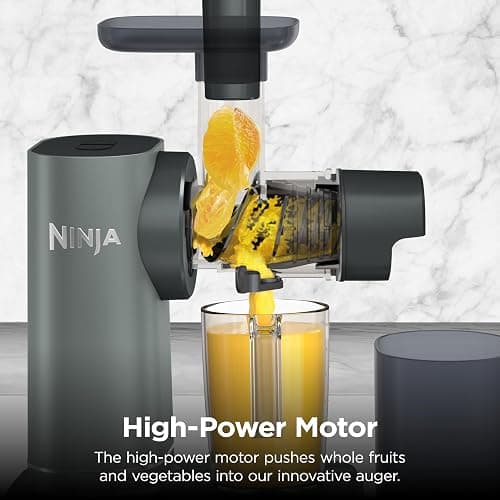 Ninja NeverClog 3-in-1 Juicer, Slicer & Shredder, 32oz Vessel, JC152 | NeverClog auger juices non-stop, plus slicing & shredding attachments. Total Pulp Control, 32-oz vessel, dishwasher safe thumbnail 16