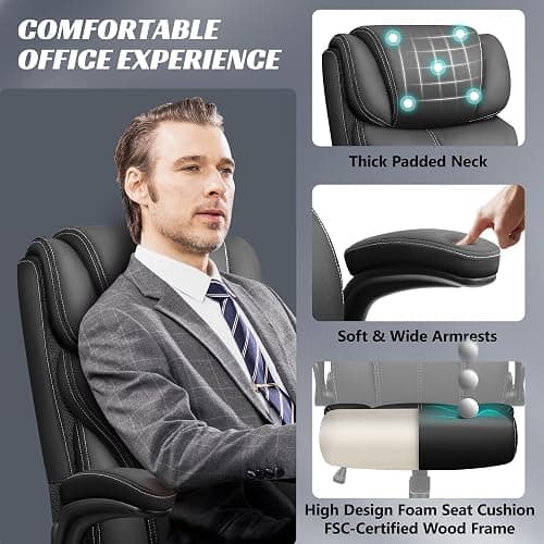 Black office chair thumbnail 8