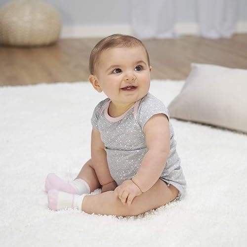 Gerber Unisex Baby 5-Pack Short-Sleeve Onesies thumbnail 6