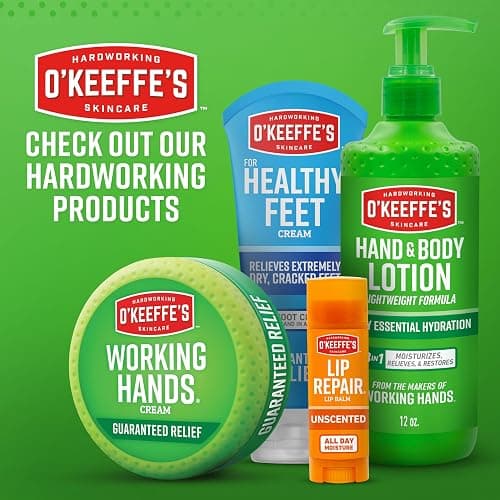O'Keeffe's for Healthy Feet Foot Cream - 3.2 oz Jar (1 Pack) - Guaranteed Relief for Extremely Cracked, Dry Feet, Repairing Skincare, Instantly Boosts and Retains Moisture Levels thumbnail 8