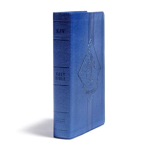 KJV Kids Bible, Royal Blue LeatherTouch, KJV Holy Bible, Red Letter, Presentation Page, Study Helps for Children, Full-Color Inserts and Maps, Easy-to-Read Bible MCM Type thumbnail 2
