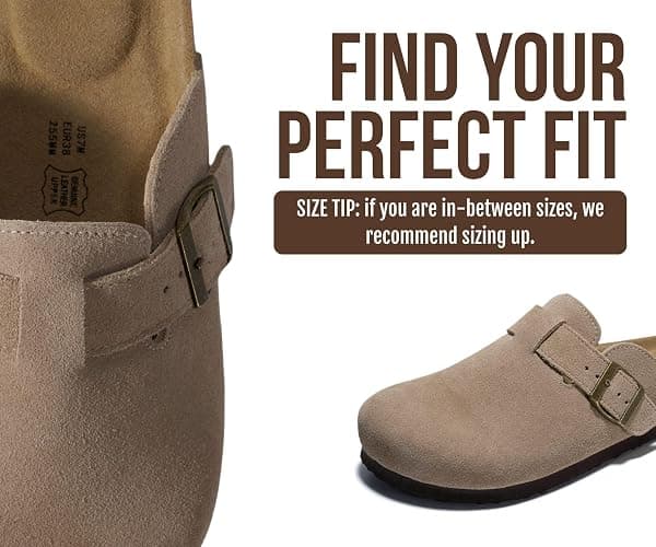 Project Cloud 100% Genuine Leather Slip-ons Footbed Clogs for Women Sandals | Memory Foam Arch Support Slippers for Women; Trendy Slip-ons Women's Mules & Clogs Sandals; Non-Slip Outsole for comfort. thumbnail 5