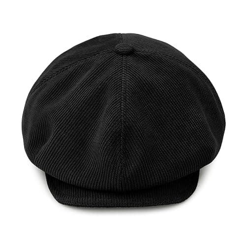 Clakllie Men's Newsboy Hat Peaky Blinders Hat Flat Cap for Women Elegant Style Beret Scally Hats Soft Cabbie Driver Snap Hats thumbnail 8