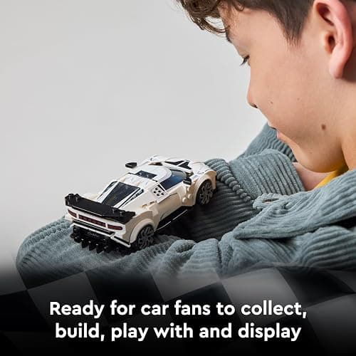 LEGO Speed Champions Bugatti Centodieci Hyper Sports Car Toy - Car Model Kit with a Driver Minifigure - Birthday Gift for 9+ Year Old Boys - 77240 thumbnail 5
