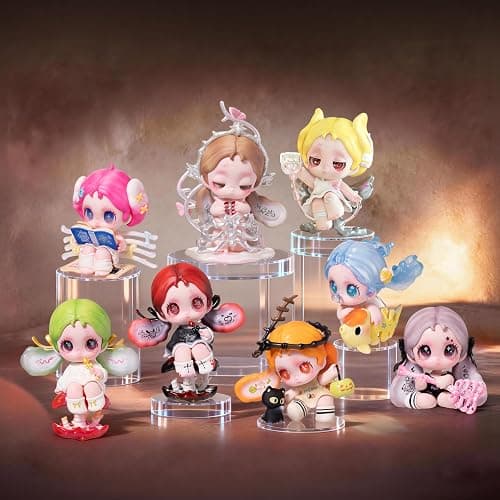 POP JOY Blind Box PVC Figure, Kawaii Girl Collectible Toy (1 Random Box) | Surprise blind box PVC figure with cute girl design, includes ID card. Kawaii collectible toy gift thumbnail 2