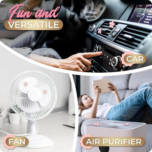 6 Pieces Daisy Car Decoration Flower Air Vent Clip Air Conditioning Outlet Clip Car Air Freshener Clip Car Interior Decor Charm Colorful Interior Accessories for Girls Women thumbnail 7