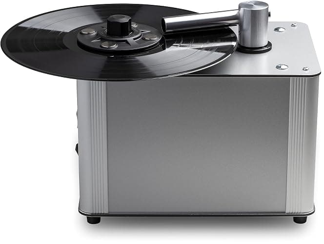 Pro-Ject VC-E2, Compact record cleaning machine with new magnetic clamp, Silver thumbnail 5