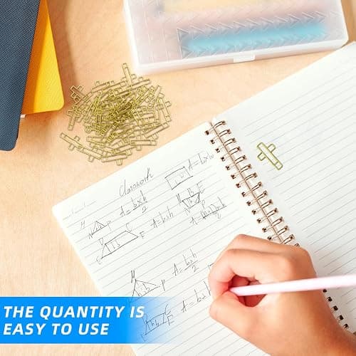 50 PCS Gold Cross Paper Clips Bible Paper Clips - Versatile Bible Study Supplies for Christian Office and Home, Also Great as Journaling Papers Clip and Bookmarks thumbnail 5