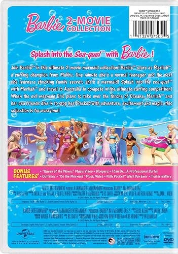 Barbie: 2-Movie Collection (Barbie in A Mermaid Tale / Barbie in A Mermaid Tale 2) [DVD] thumbnail 2
