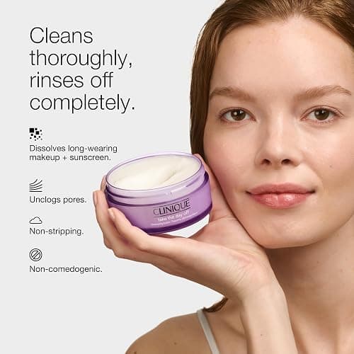 Clinique Take The Day Off Cleansing Balm Makeup Remover | Dissolves Face + Eye Makeup and Sunscreen | For All Skin Types thumbnail 2
