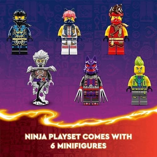 LEGO NINJAGO Tournament Battle Arena Playset with 6 Minifigures, Action Toy for Kids, Ninja Toy Building Set, Birthday Gift Idea for Boys and Girls Aged 7 and Up, 71818 thumbnail 6