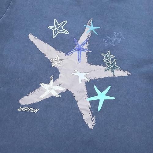Laixton Men's Graphic Tees Shirts Unisex Vintage Cotton Tee | Oversized T-Shirt Summer Streetwear Casual Aesthetic Tops thumbnail 5