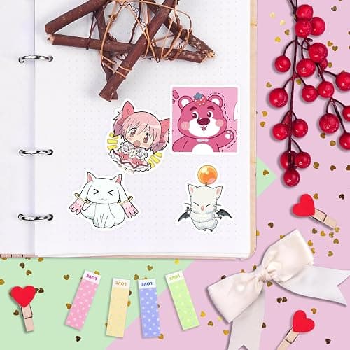 BulbaCraft Cutecore Stickers, Cute Anime Stickers for Water Bottle and Laptop - Cutecore Party Supplies & Decorations, Waterproof Vinyl Decals, Aesthetic Stickers, Gifts for Women & Men thumbnail 8