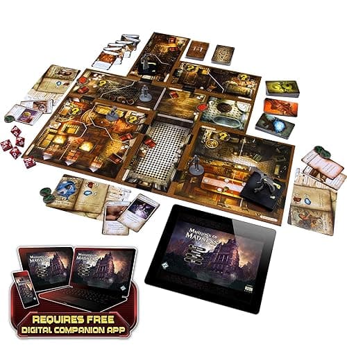 Mansions of Madness 2nd Edition (BASE GAME) | Horror Game | Mystery Board Game for Teens and Adults | Ages 14 and up | 1-5 Players | Average Playtime 2-3 hrs | Made by Fantasy Flight Games thumbnail 4