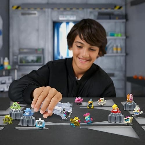 MrBeast Lab Swarms Series 3, Hyper Fusion Series, 14 Pack Collectible Micro Beasts, 14 Collectible Stickers & 4 Fusion Caps to Build Out Your Own MrBeast Lab - Milk Bones thumbnail 2