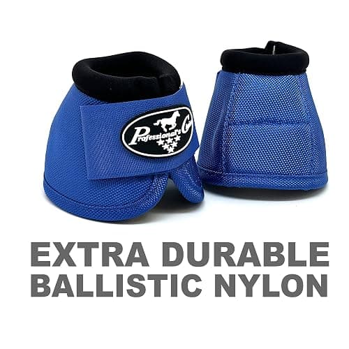 Professional's Choice Horse Equine Overreach Ballistic Bell Boots Navy Blue thumbnail 5