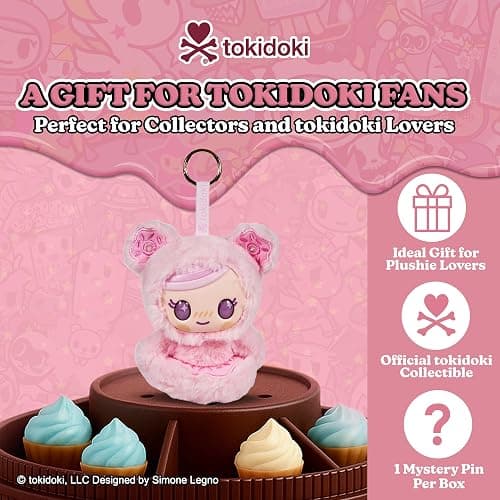 tokidoki™ - Soft & Sweet Vinyl Plush Blind Box - Collectible Plushies - Donutella & Biscotti with Attached O-Ring - Cute Pastel Keychain - Mystery Blind Box - 5.5 in Collectibles - 1 Pack thumbnail 4