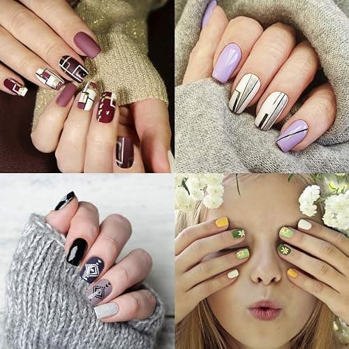 Hanyousheng 3 Pcs Nail Art Brushes, Nail Art Brush Pen,Miniature Fine Detail Paint Brush Set,Nail Art Design Painting Pen Brush for DIY & Professional Use,Detailer,Brush Dotting Tool(Random Color) thumbnail 8