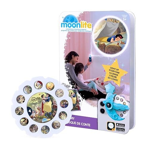 Moonlite Storytime Single Story Disc, Disney Stories: Snow White | Learning Gift for Kids Ages 1 Year & Up, Storybook Art Projection with Sound Effects & Music (Projector Sold Separately) - Image 1