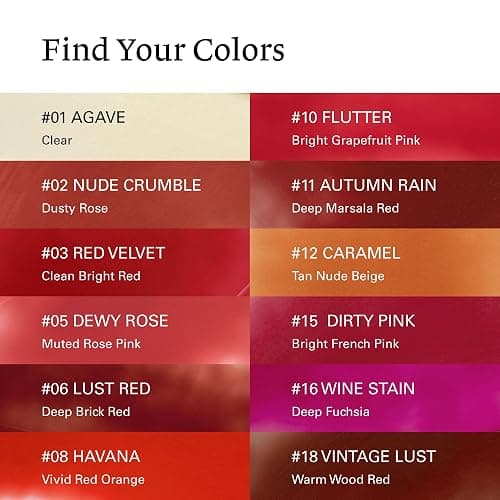 Melixir Vegan Lip Butter #01 Agave(Clear) (+11 more colors), Bee Free, Petrolatum Free, Deep Nourishing Plant-Based Vegan Lip Balm for Dry, Cracked and Chapped Lips thumbnail 6