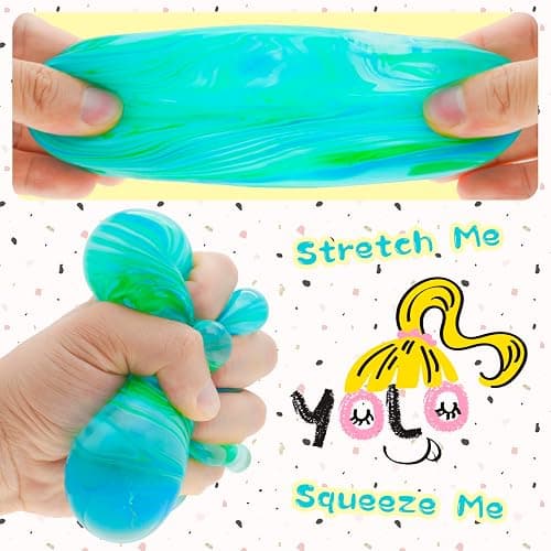Fidget Toys Squishy Stress Cube, Stress Balls for Kids Adults Squishies Stress Relief, Ice Squishy Cube Sugar Balls, High Density Squeeze Balls for Students Calming thumbnail 5