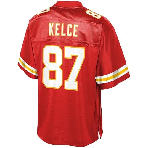 NFL PRO LINE Men's Travis Kelce Red Kansas City Chiefs Team Jersey thumbnail 3