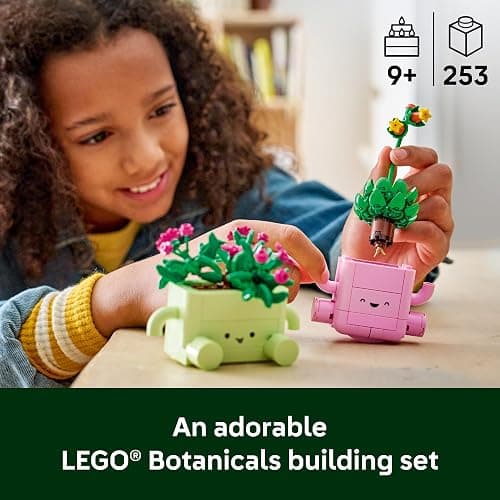 LEGO Botanicals Rocking Plants - Building Toy for Kids, Girls & Boys, Ages 9+ - Decor for Dorm Desk or Shelf - Housewarming Gift Ideas - 11506 thumbnail 3
