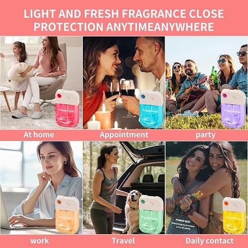 PeppyHands 4Pcs Hydrating Hand Sanitizer Spray, 4 Scents, 5.2 FL. OZ. Portable Sanitizer Spray for Travel Size, 500-Sprays Each Multi-Flavor, Refillable Plastic Travel. (Tea, Citrus, Aloe Vera, Mint) thumbnail 6