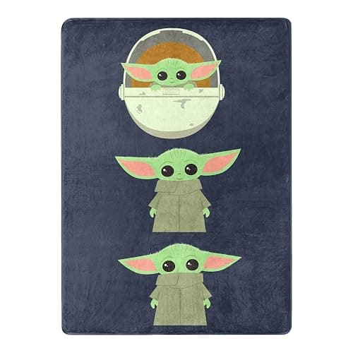 Northwest Star Wars - The Mandalorian Silk Touch Throw Blanket, 46" x 60", Expressions - Image 1