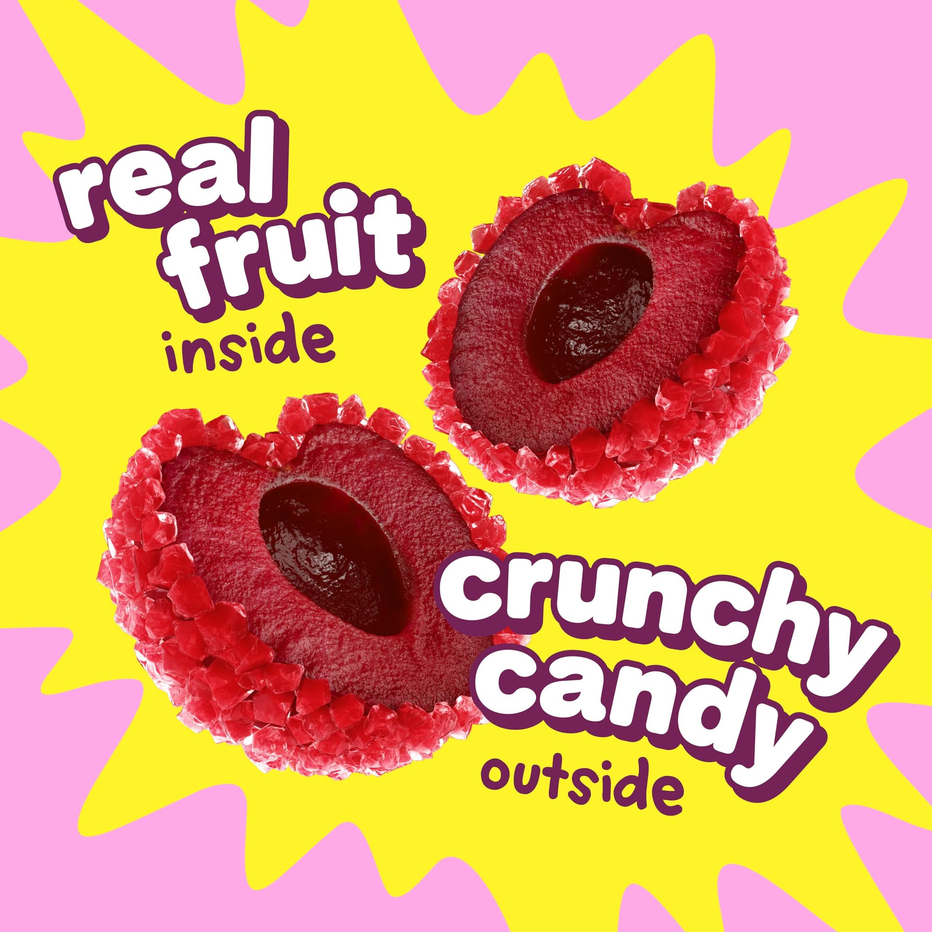 Fruit Riot x Olipop Crunchy Candy Cherries, Real Frozen Fruit, 8oz thumbnail 4