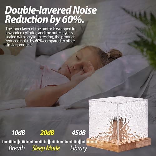 Ocean Wave Projector Light with Northern Lights Aurora, 16 Colors LED Night Lamp, 3D Water Ripple Rotating Flame Effect, Mood Lighting for Bedroom, Kids Room, Teens, Relaxation, Decor Party Sleep Aid thumbnail 3