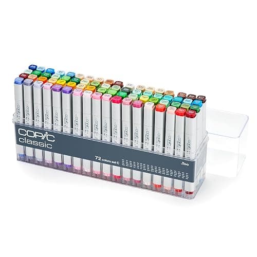 Copic Classic, Alcohol Markers, 72 Color Set C (New Ver.) - Image 1
