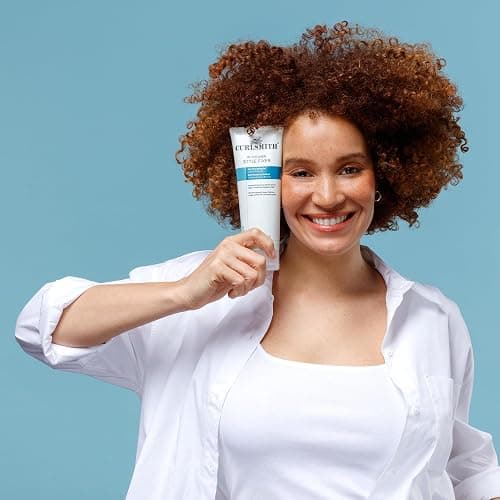 CURLSMITH - In-Shower Style Fixer - Vegan Extreme Hold Styling Gel for Dry, Wavy, Curly or Coily Hair (8oz) thumbnail 8