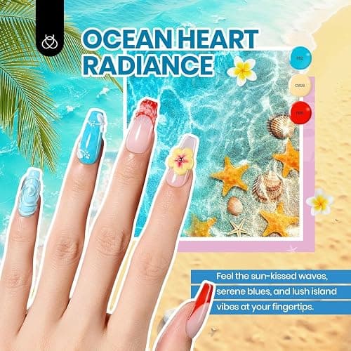 Beetles Gel Nail Polish Set - 44 PCS Brown Nude Burgundy Gel Polish Winter Nails Fairytale Town Collection with 4Pcs Base Glitter Matte Glossy Top Coat Soak off Uv Gel DIY Manicure thumbnail 4
