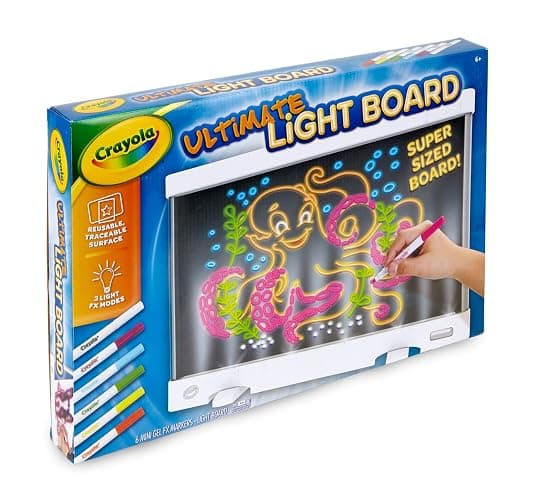 Crayola Ultimate Light Board - White, Kids Drawing Tablet, Holiday & Christmas Gifts, LED Drawing Board, Sketching Art Projector, Toys for Boys & Girls, 6+ thumbnail 4