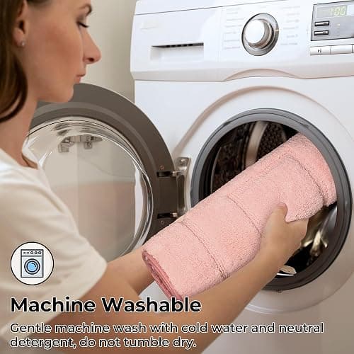 GRANNY SAYS Pink Bathroom Rugs Non Slip Washable, 24"x 36", Soft Bath Mats for Bathroom, Microfiber Shag Rug, Absorbent Bath Floor Mat, Large Bath Rug for Shower, Tub, Bedroom thumbnail 7