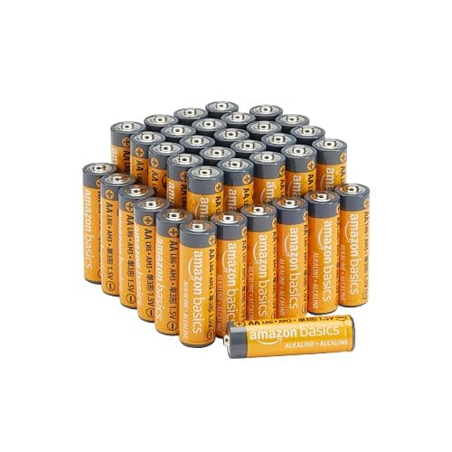 Amazon Basics 36-Pack AA Alkaline High-Performance Batteries, 1.5 Volt, 10-Year Shelf Life - Image 1